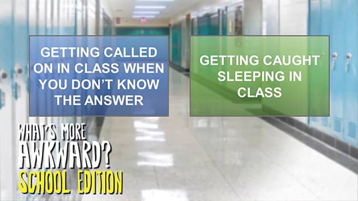 What’s More Awkward: School Edition image number null