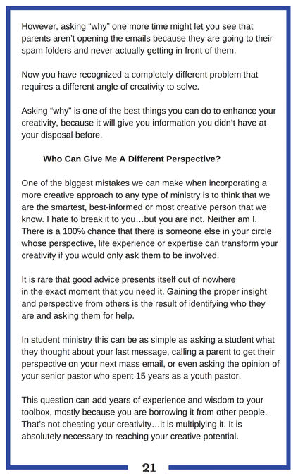 Creative Student Ministry eBook image number null