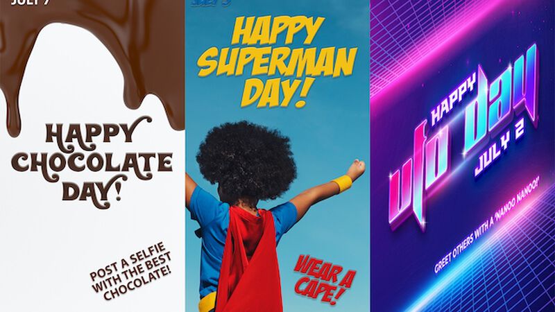 Strange Holidays July