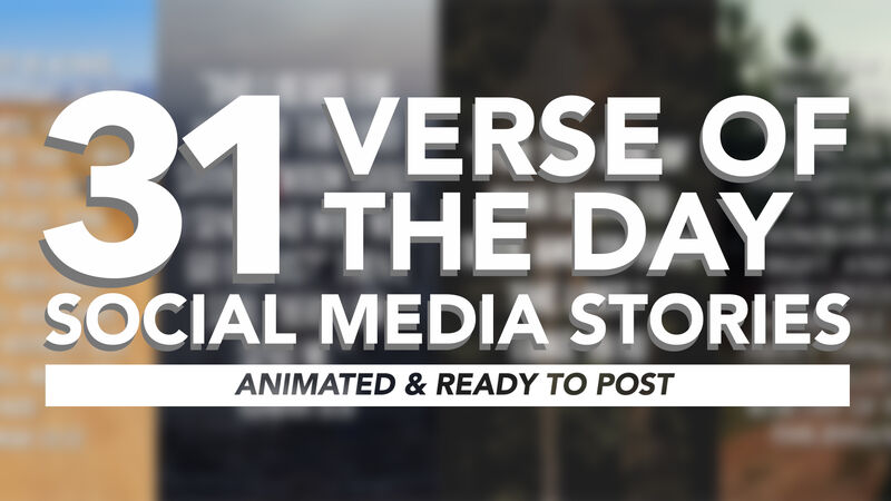 31 Verse of the Day Social Media Stories