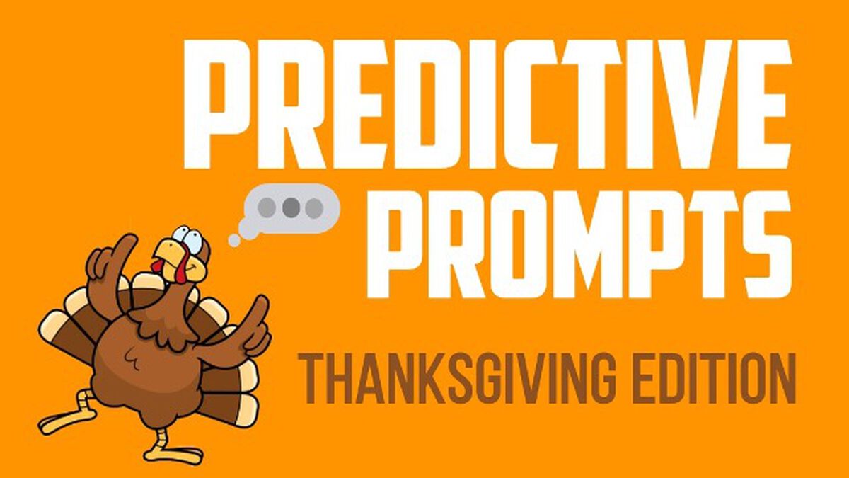 Predictive Prompts: Thanksgiving Edition | Thanksgiving Games | Download  Youth Ministry