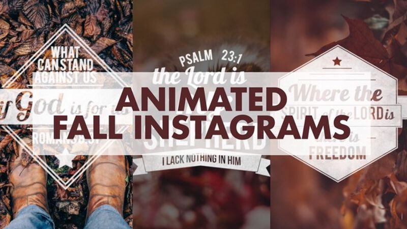 Animated Fall Instagrams