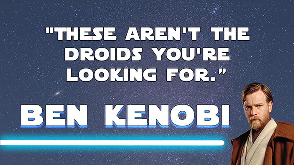 Which Ben Said It: Solo or Kenobi? image number null
