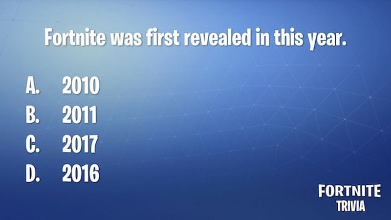 Fortnite Trivia