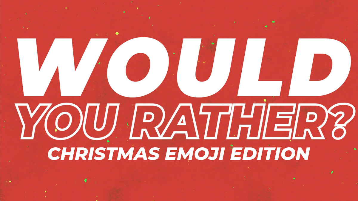 Would You Rather Video And Countdown Christmas Emoji Edition image number null