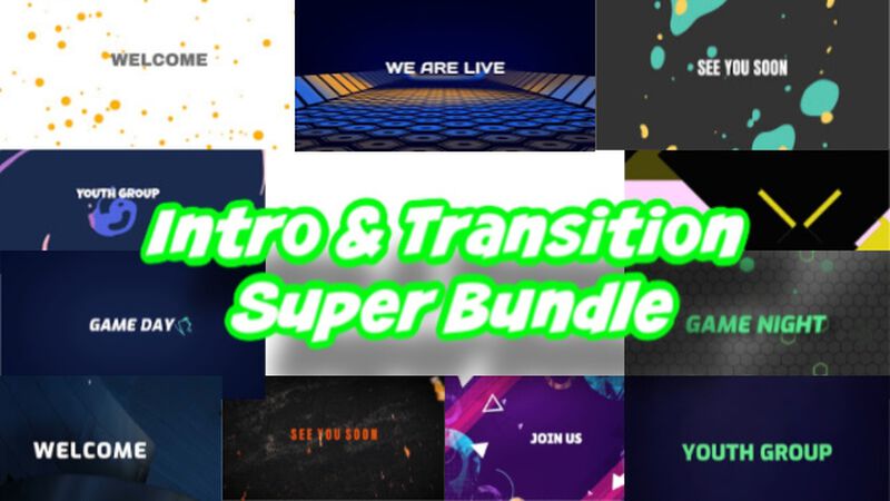 Intro and Transition Video Super Bundle