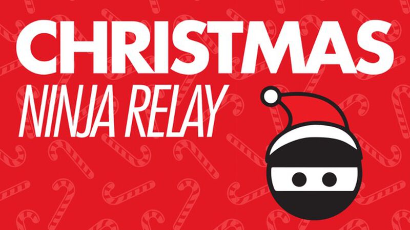 Christmas Ninja Serve Relay