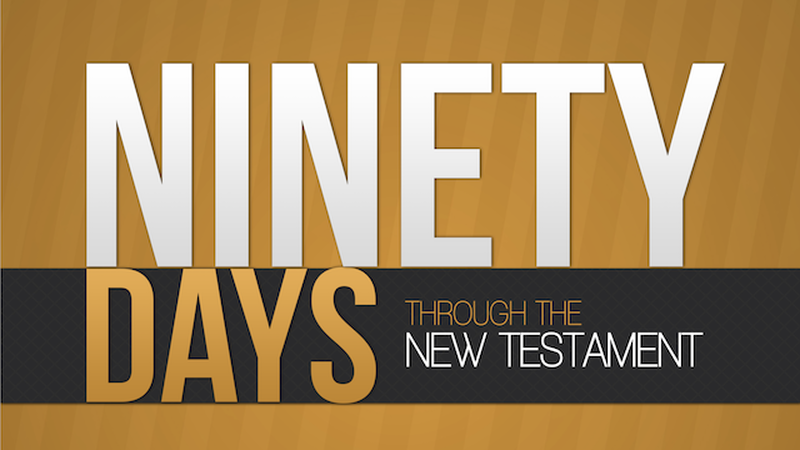 90 Days Through the New Testament Reproducible Workbook