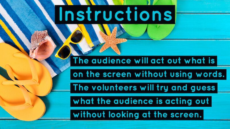 Charades Summer Edition