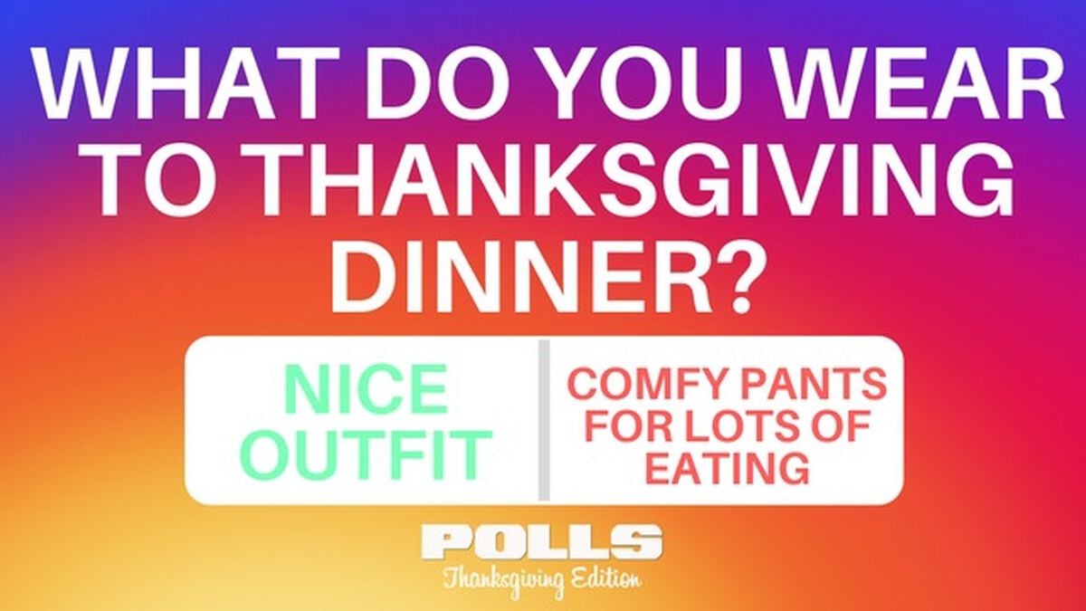 Polls: Thanksgiving Edition image number null