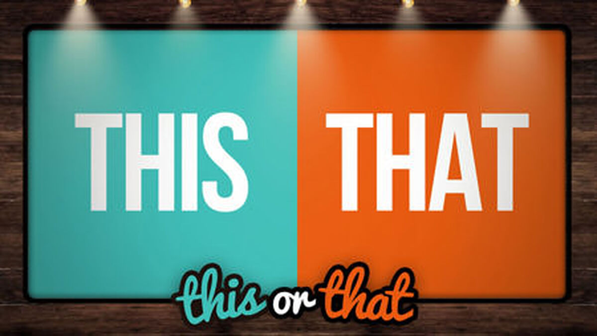 This or That? Video Youth Group Game image number null