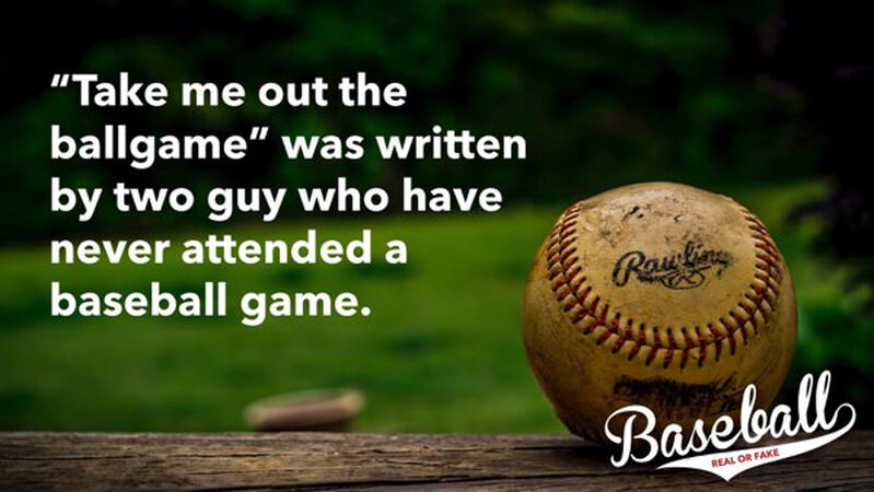 Baseball: Real or Fake