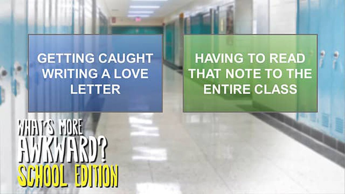 What’s More Awkward: School Edition image number null