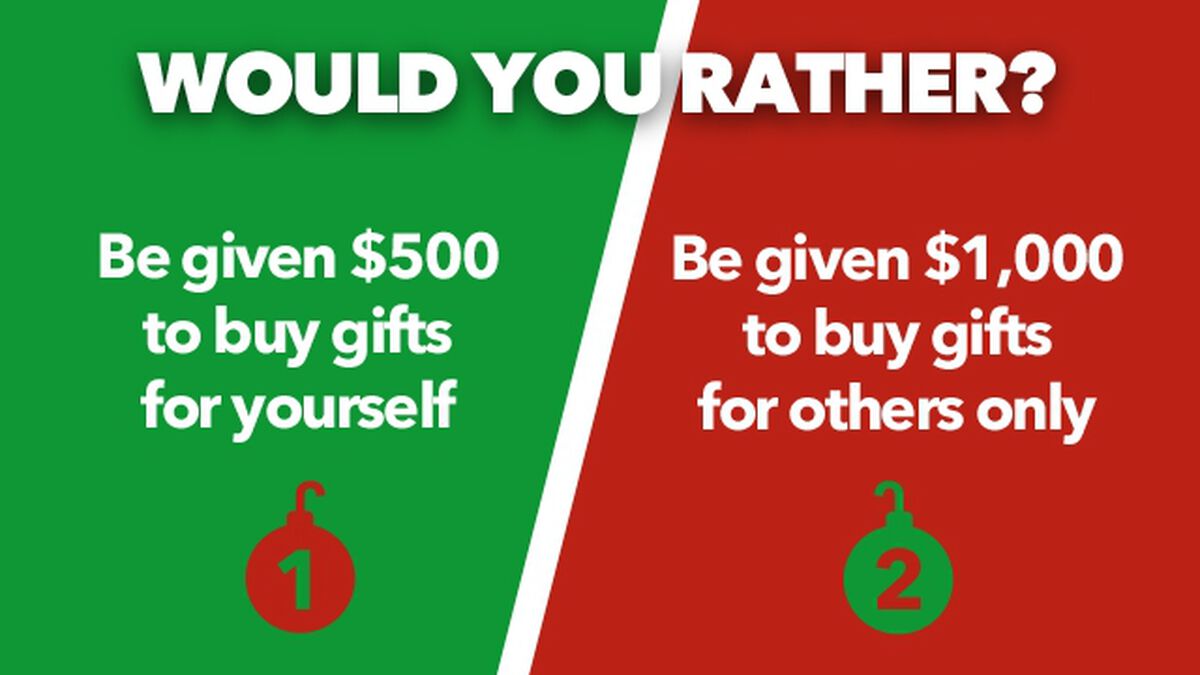 Would You Rather Holly Jolly Edition image number null