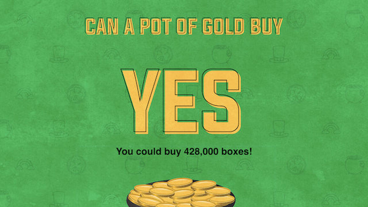 What Can a Pot O' Gold Buy? image number null