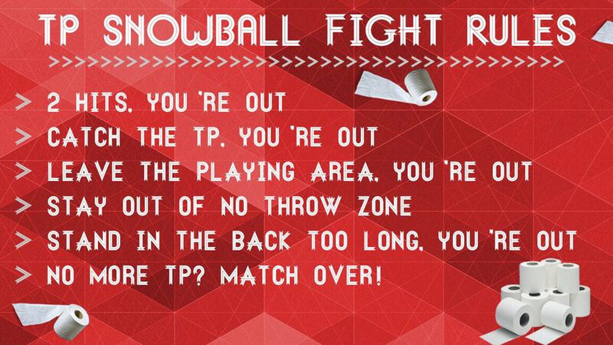 Toilet Paper Snowball Fight image number null