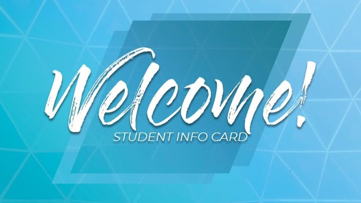 Student Info Card image number null