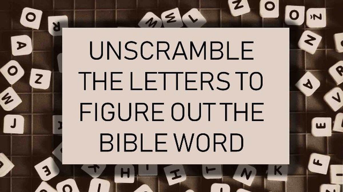 Scramble Bible Edition image number null