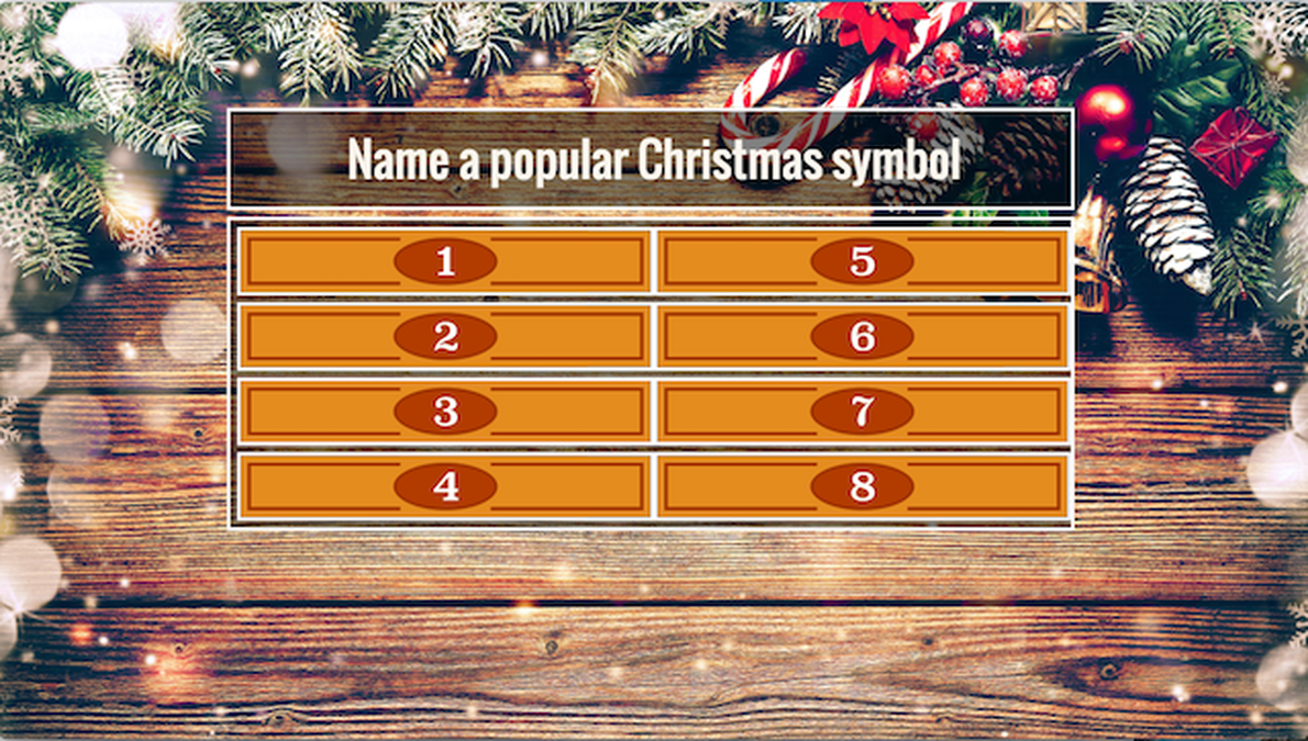 Christmas Survey Says image number null