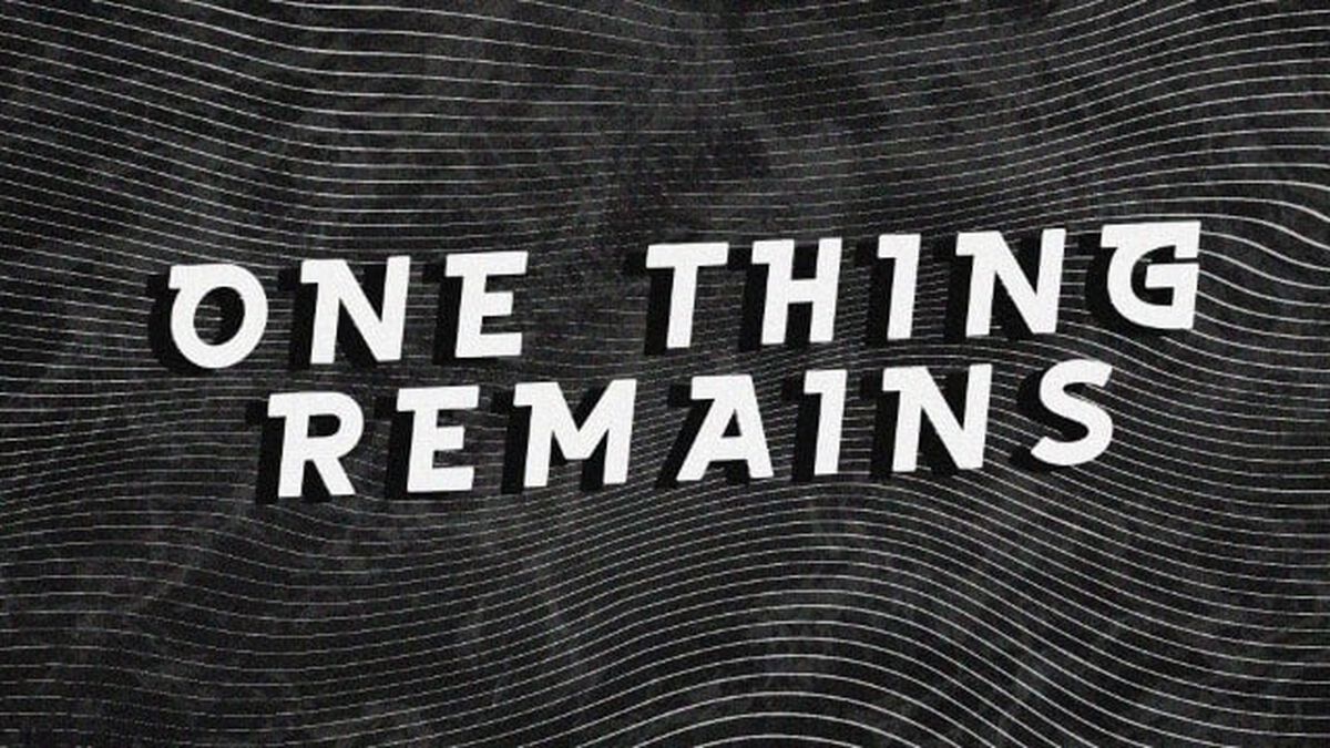 One Thing Remains image number null