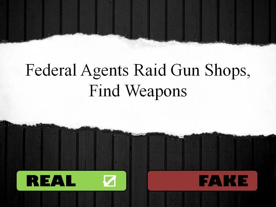 Headlines: Real or Fake image number null