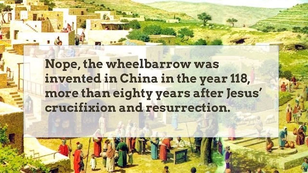 In Jesus' Time... (Inventions & Technology) image number null