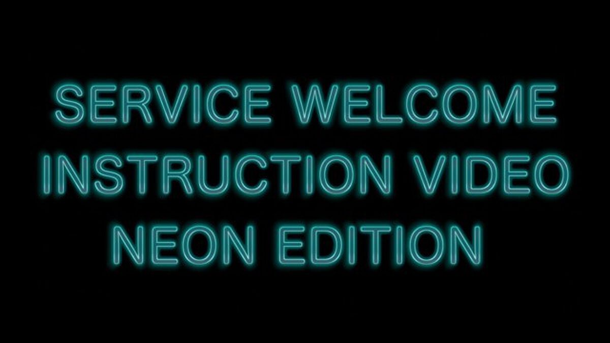 Service Welcome Instruction Video – Neon Edition image number null