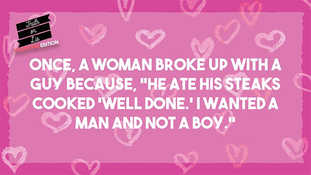 Truth or Lie: Valentine's Day Edition image number null