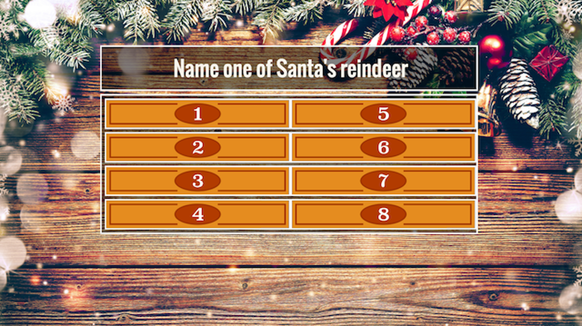 Christmas Survey Says image number null