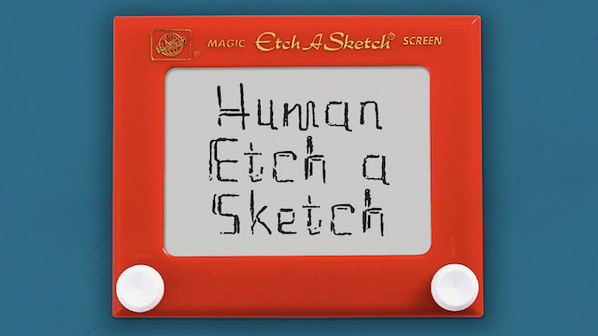 Human Etch-a-Sketch image number null