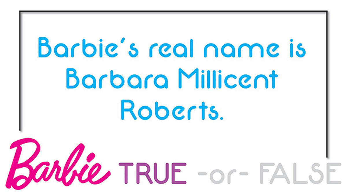 Barbie True or False image number null