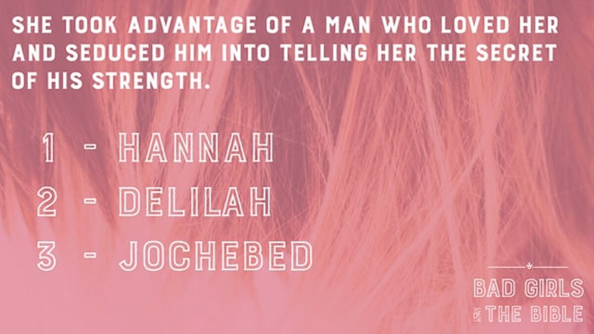 Bad Girls of the Bible: Volume 1 image number null