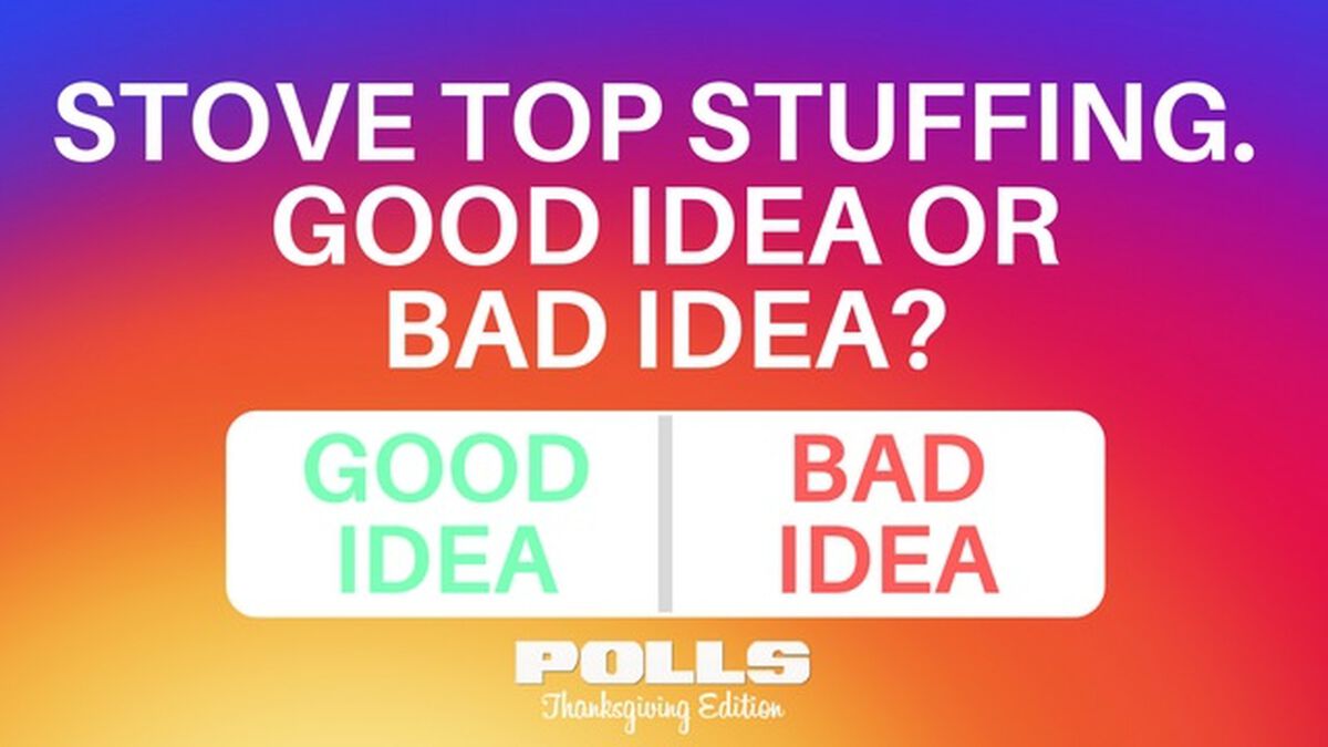 Polls: Thanksgiving Edition image number null
