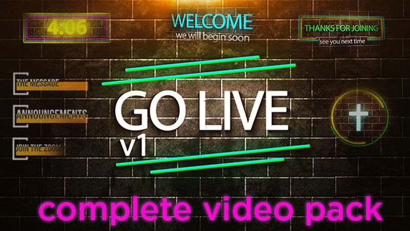 Go Live - Video Stream Pack