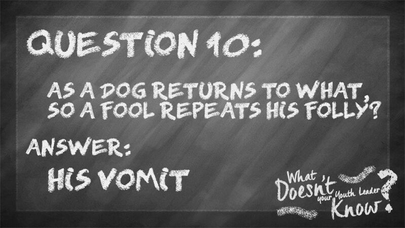 What Doesn&rsquo;t Your Youth Leader Know? Volume 3