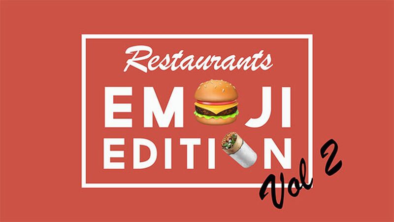 Restaurant Emojis Volume 2