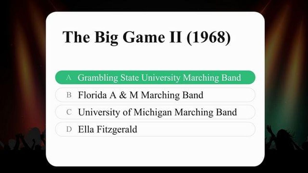 The Big Game Halftime Show Trivia image number null