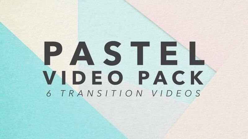 Pastel Video Transition Video Pack