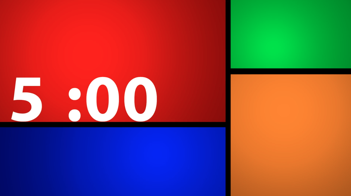 Color Windows Countdown Clock image number null