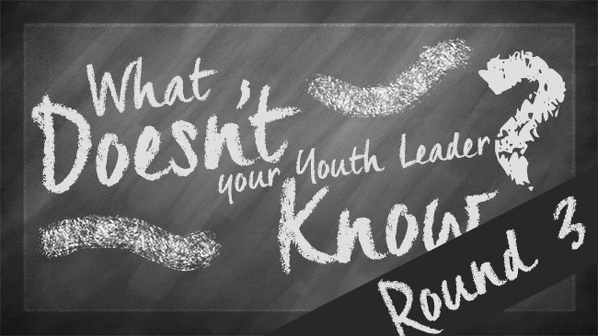 What Doesn’t Your Youth Leader Know? Volume 3 image number null