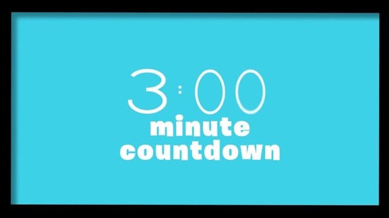 3-Minute Countdown
