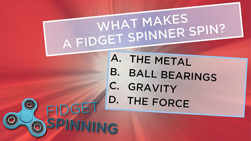 Fidget Spinning Trivia Game