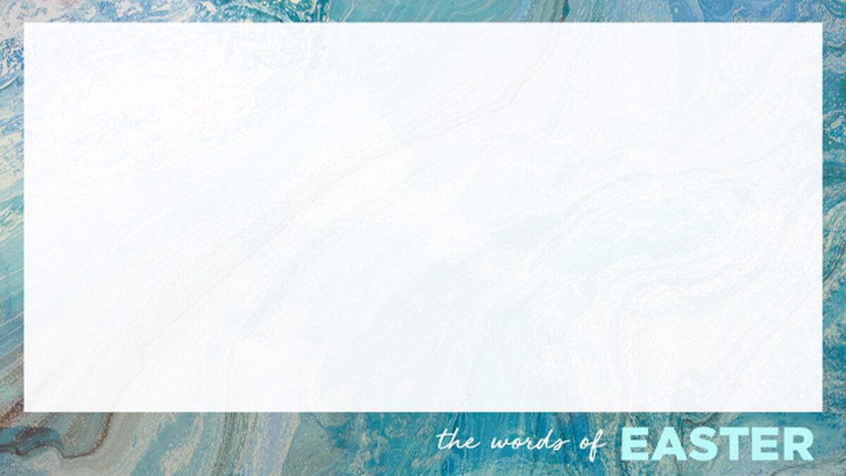 The Words of Easter image number null