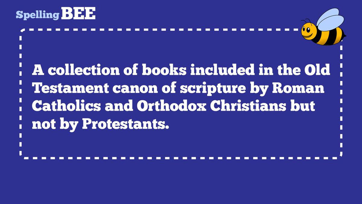 Spelling Bee 2: Big Theological Words Edition image number null