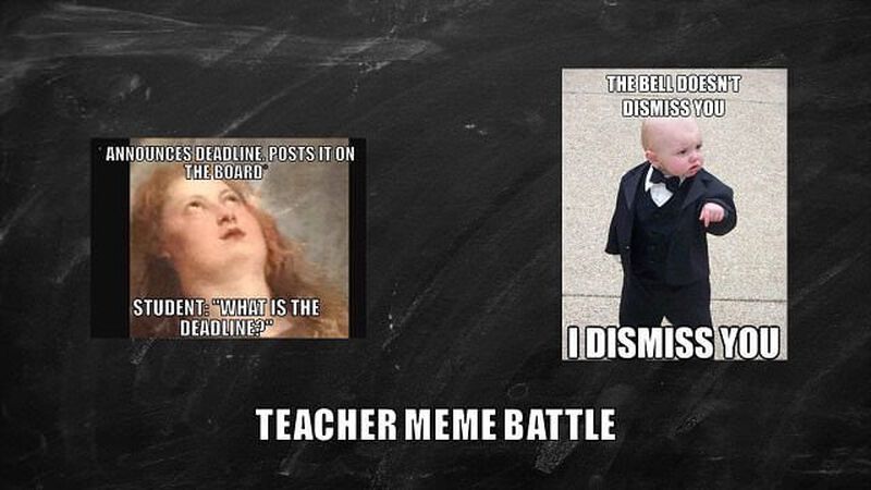 Teacher Meme Battle