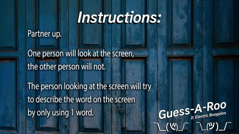 Guess A Roo 2 Electric Boogaloo