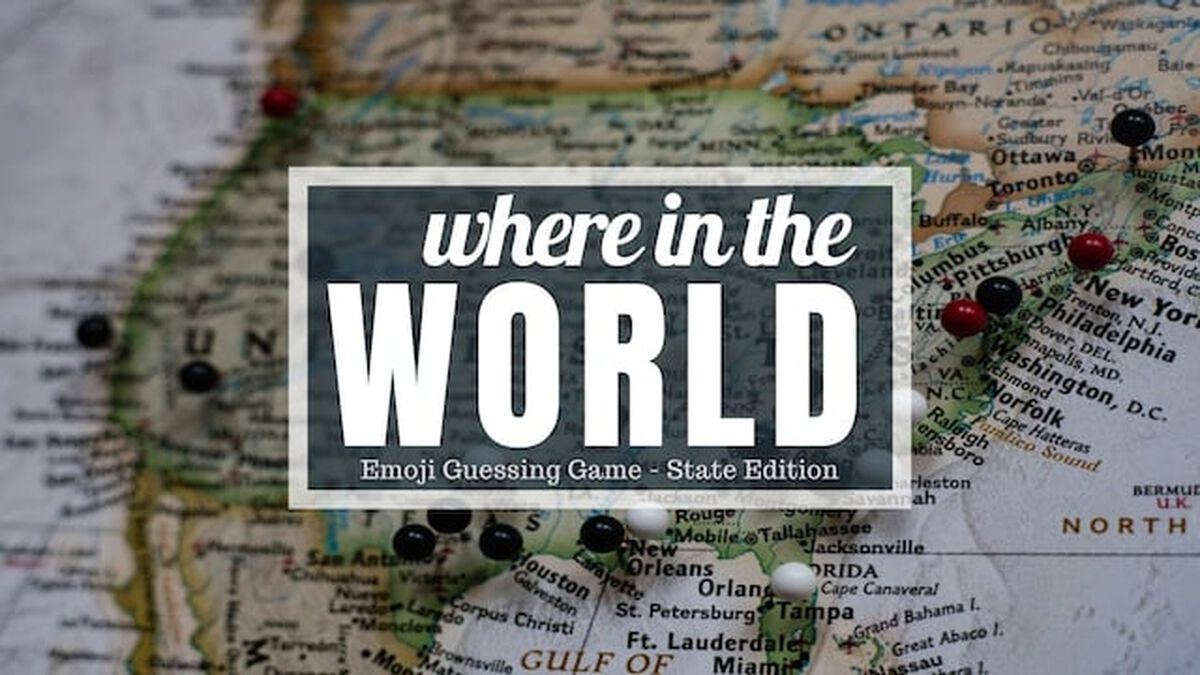 Where in the World - Emoji Guessing Game: State Edition image number null