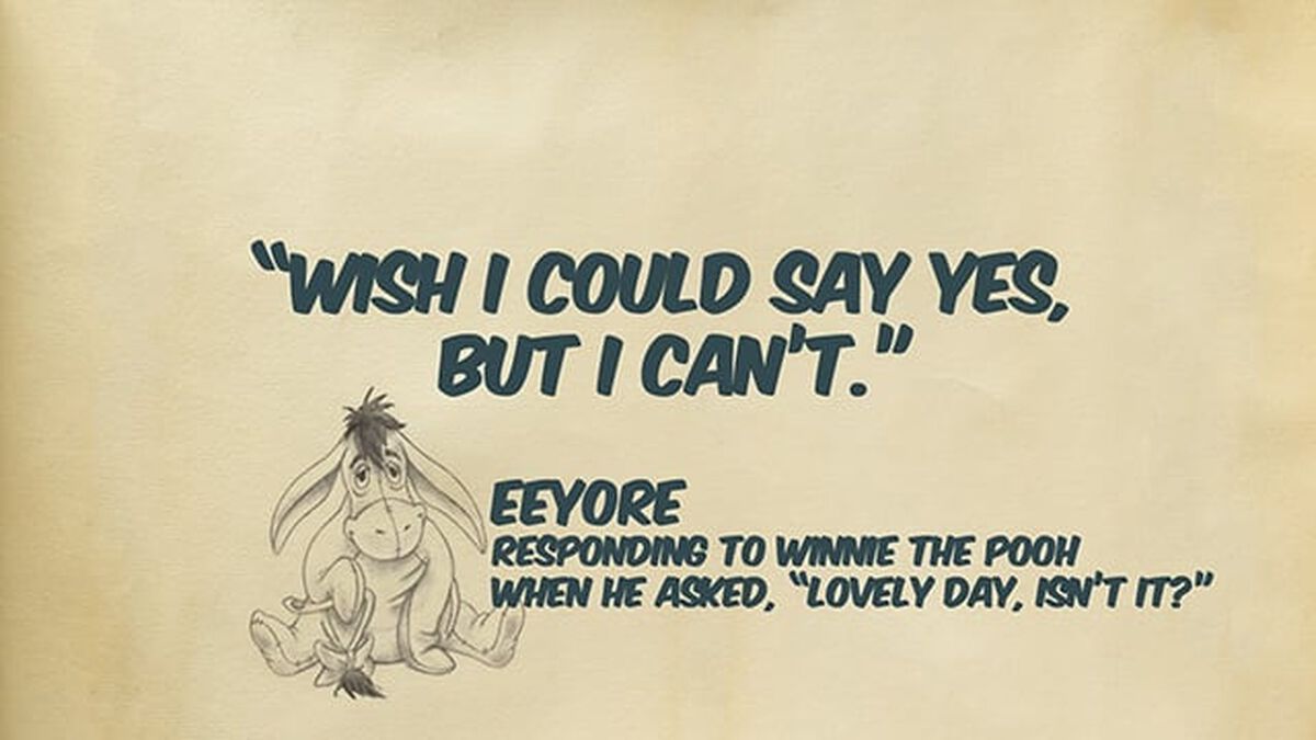 Job or Eeyore? image number null