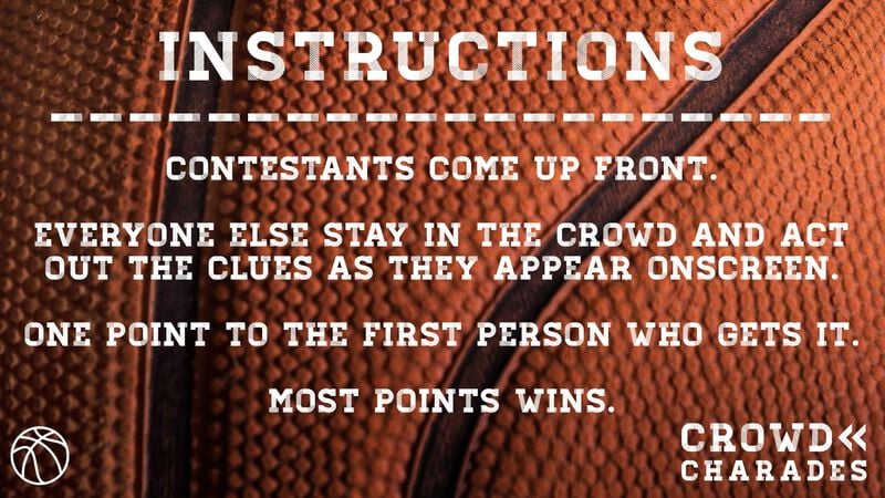 Crowd Charades: Basketball Edition