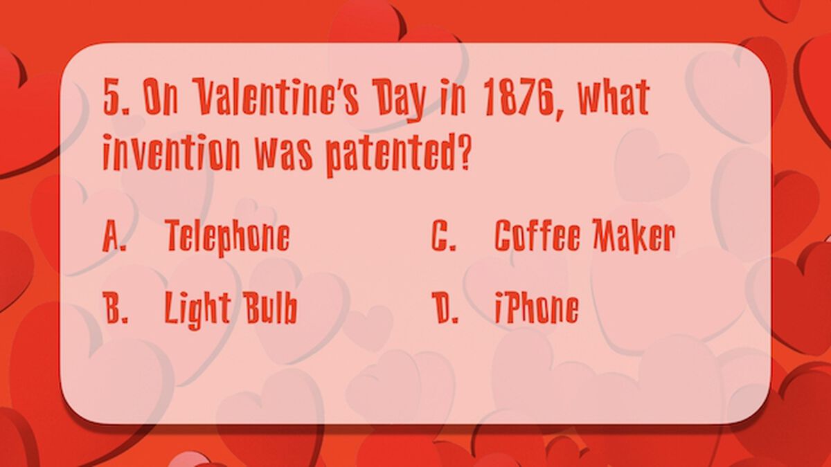 Valentine's Day Trivia image number null